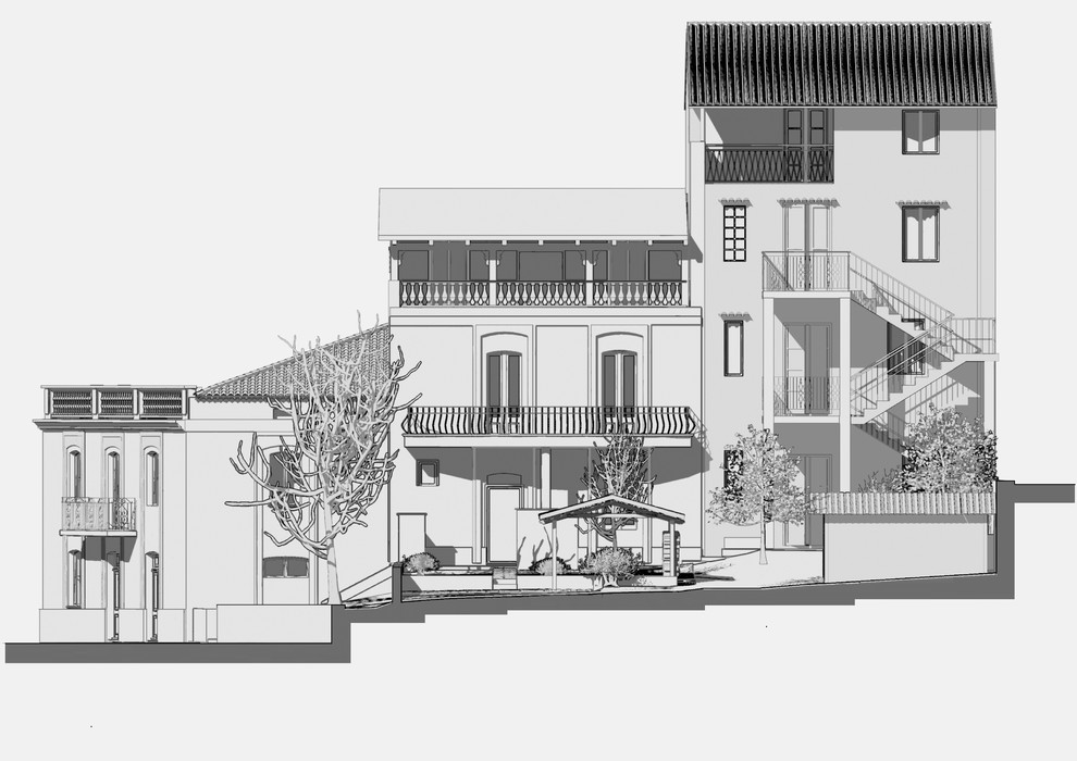 Sistemazione di pertinenza degli edifici