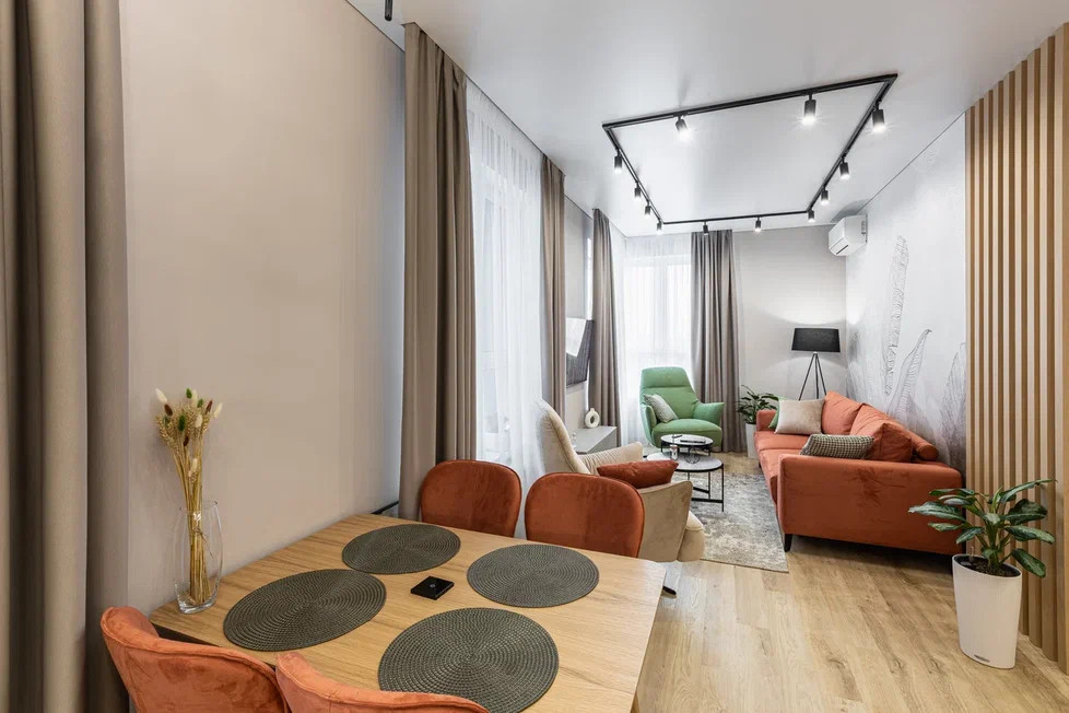 Красивая квартира 56 м² в современном стиле