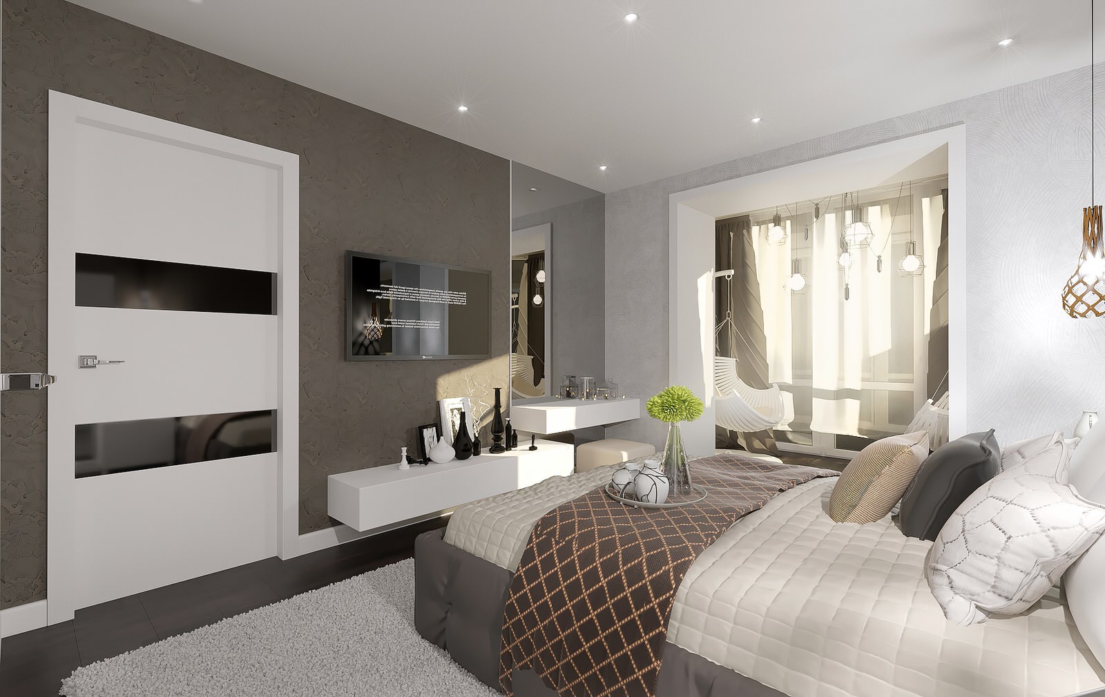 Квартира в бирюзе