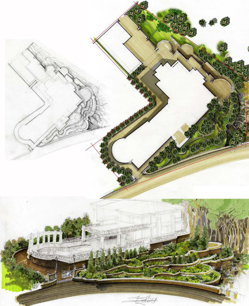 Эскизы - ландшафтный дизайн