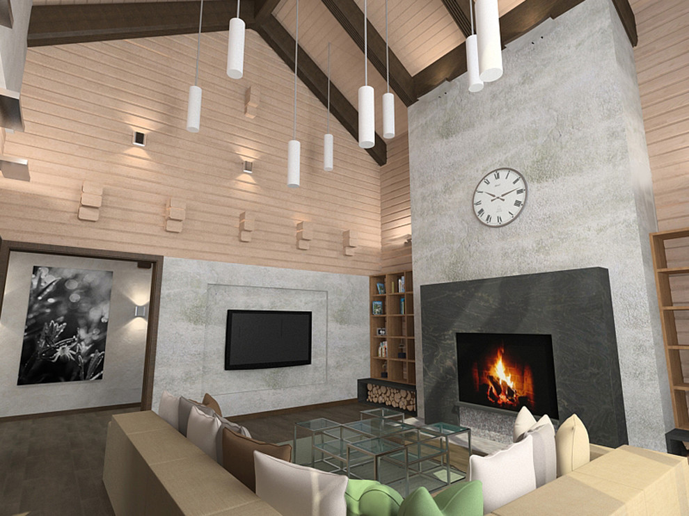 деревянный дом