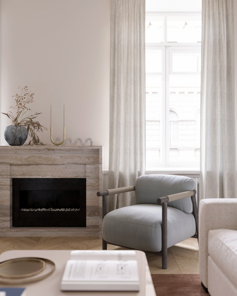 Двухуровневая квартира в старом доходном доме Петроградского района