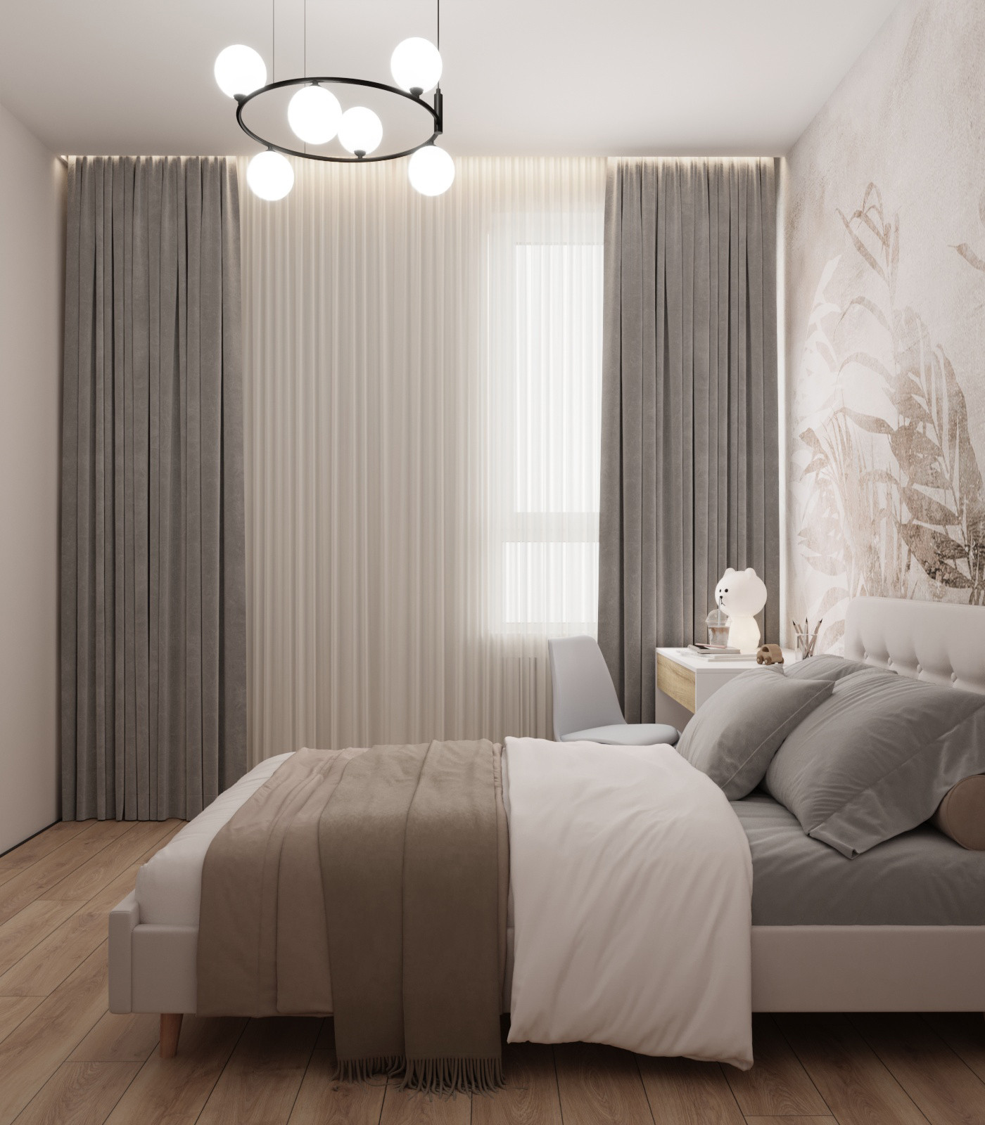 Семейная квартира с уютной атмосферой