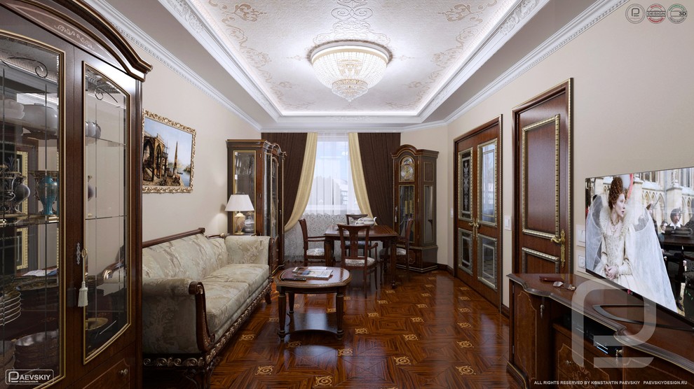 Обложка проекта: Квартира в классическом стиле