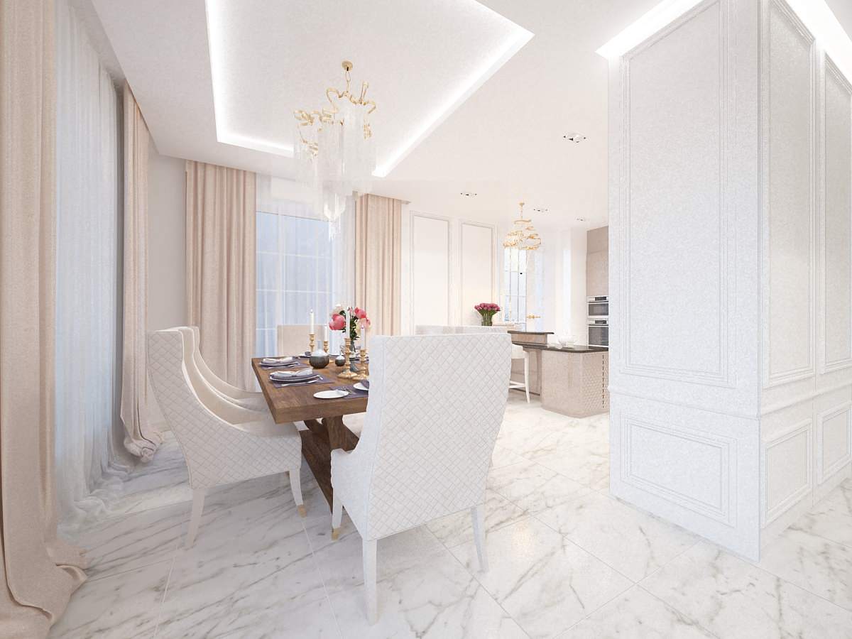 Квартира с террасой на Крестовском острове, 357 м2