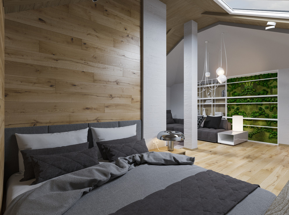 Интерьер мансарды на ул. Римской в г. Хабаровске