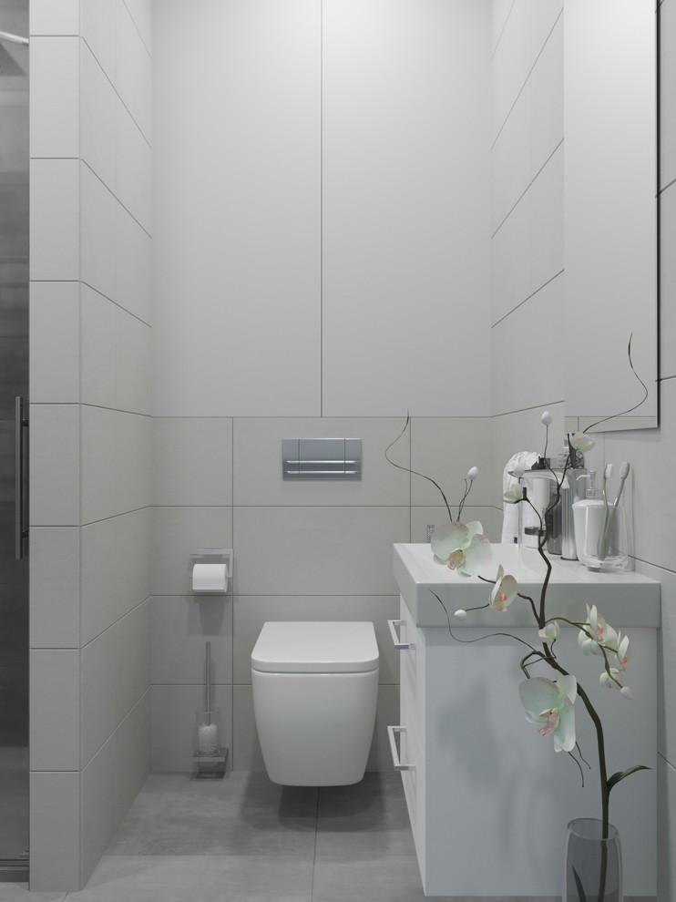 Интерьер таунхауса "50 оттенков серого"