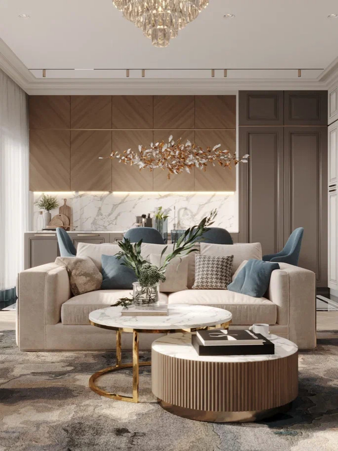 Элегантная квартира с волшебной детской комнатой