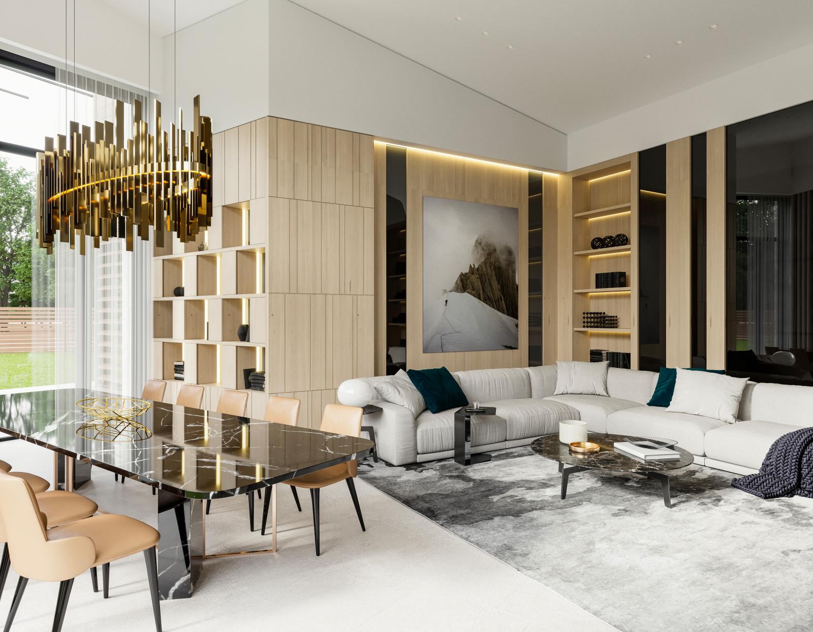 Интерьер дома в Осеченках