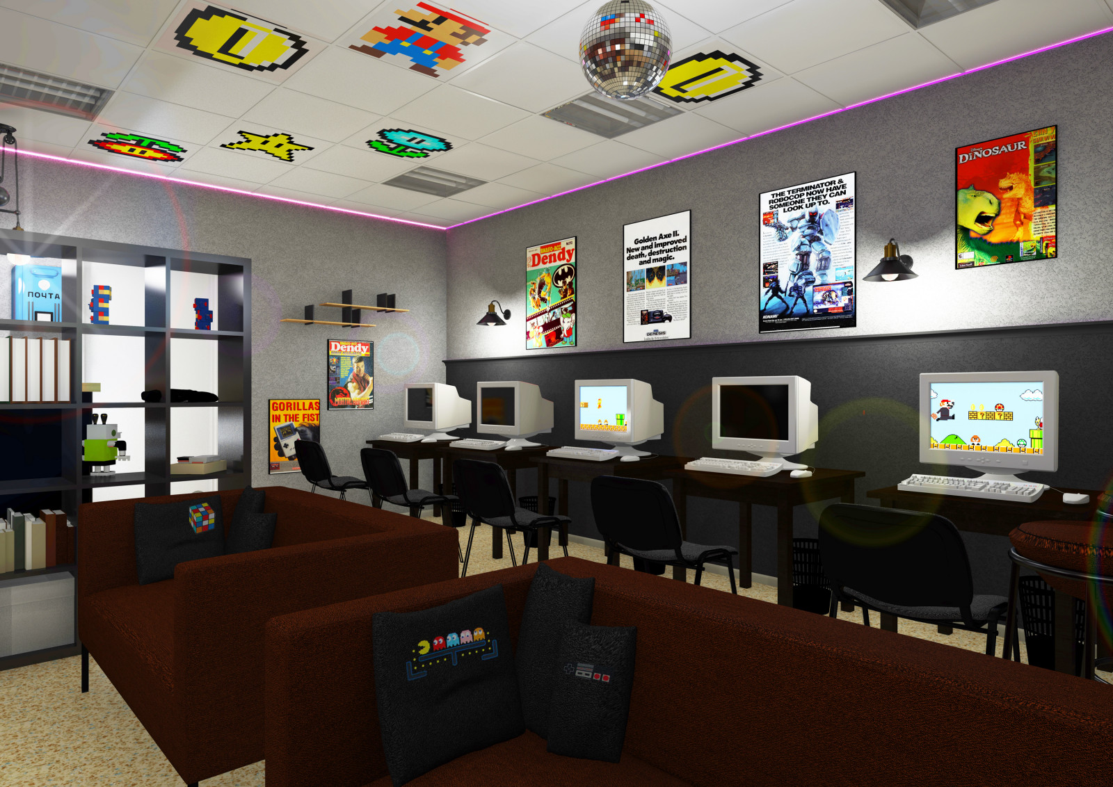 Обложка проекта: Ретро игровой клуб 90-х/2000-х в Москве