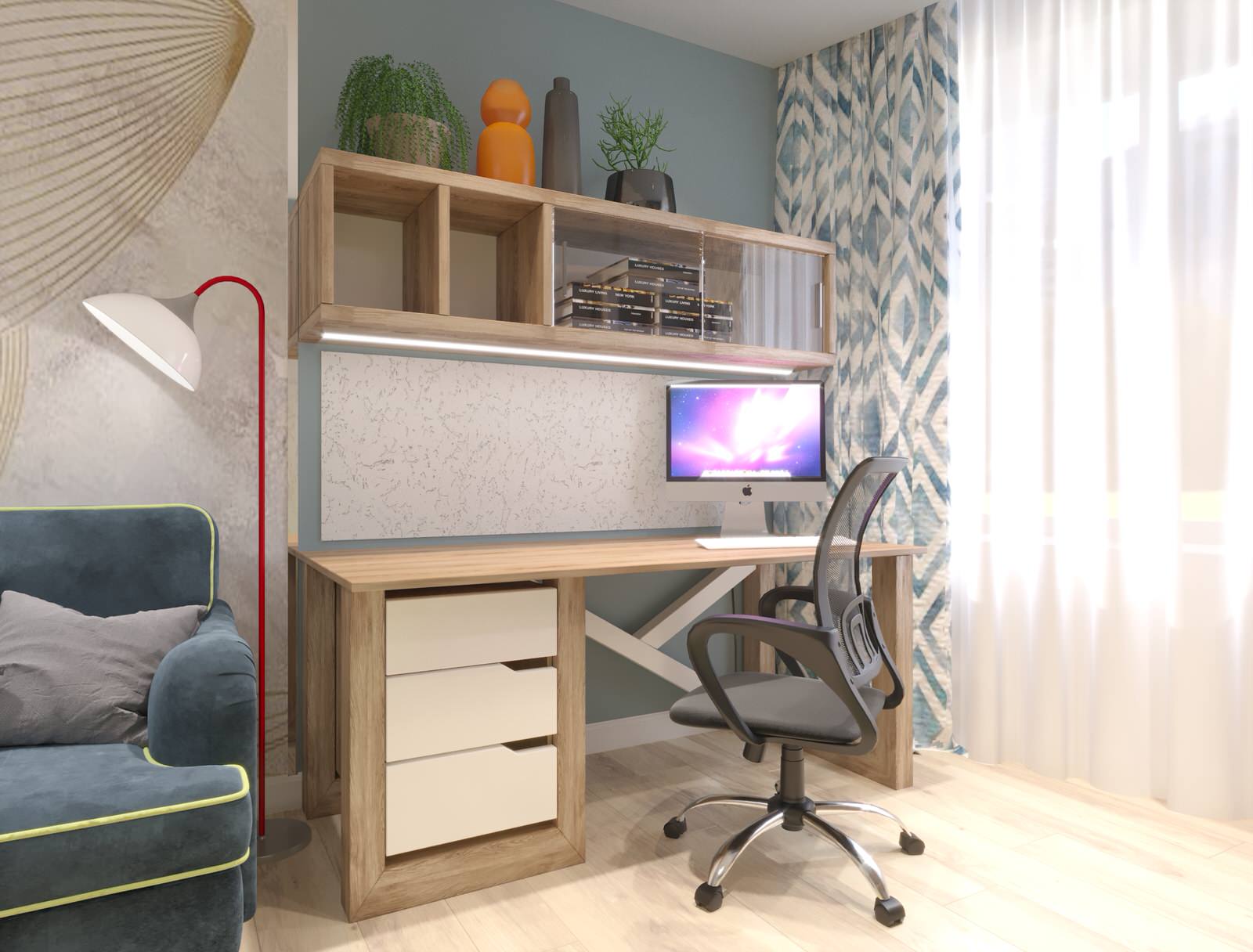 Дизайн-проект  интерьера трехкомнатной квартиры в стиле НЕОклассика