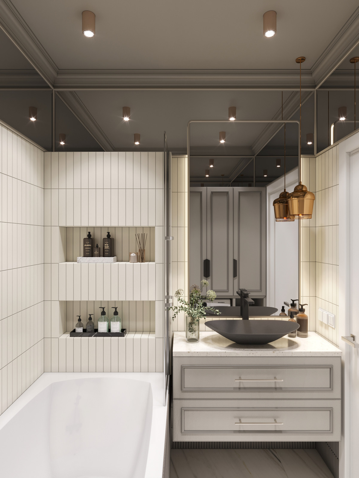 Интерьер квартиры 53 кв.м. в  ЖК "Летний сад"