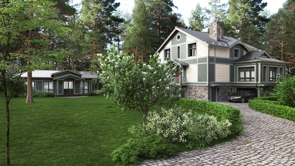 Дом и гостевой павильон на Николиной Горе