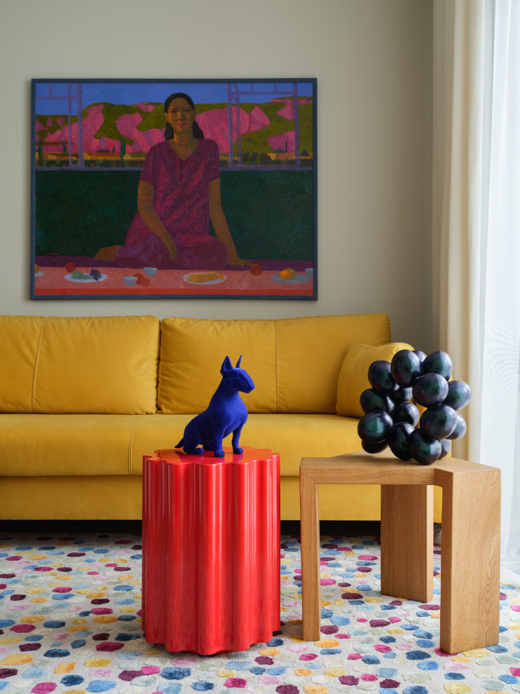 Обложка проекта: Небольшая яркая квартира