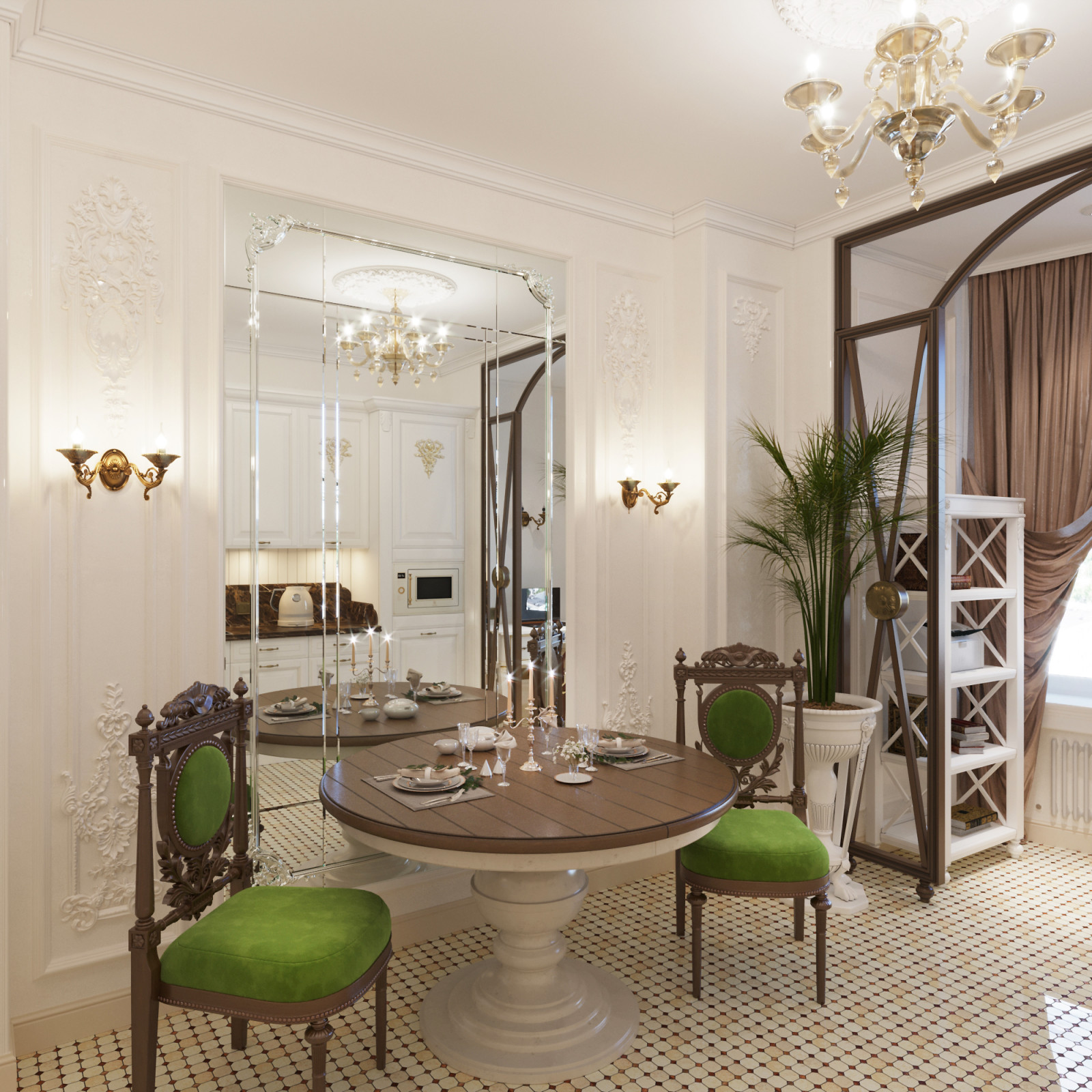КВАРТИРА В КЛАССИЧЕСКОМ СТИЛЕ