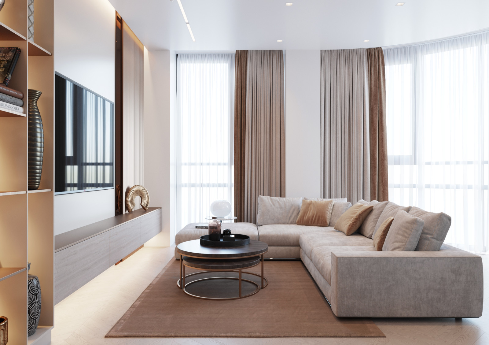 Квартира 120 м² в ЖК «Граф Орлов»