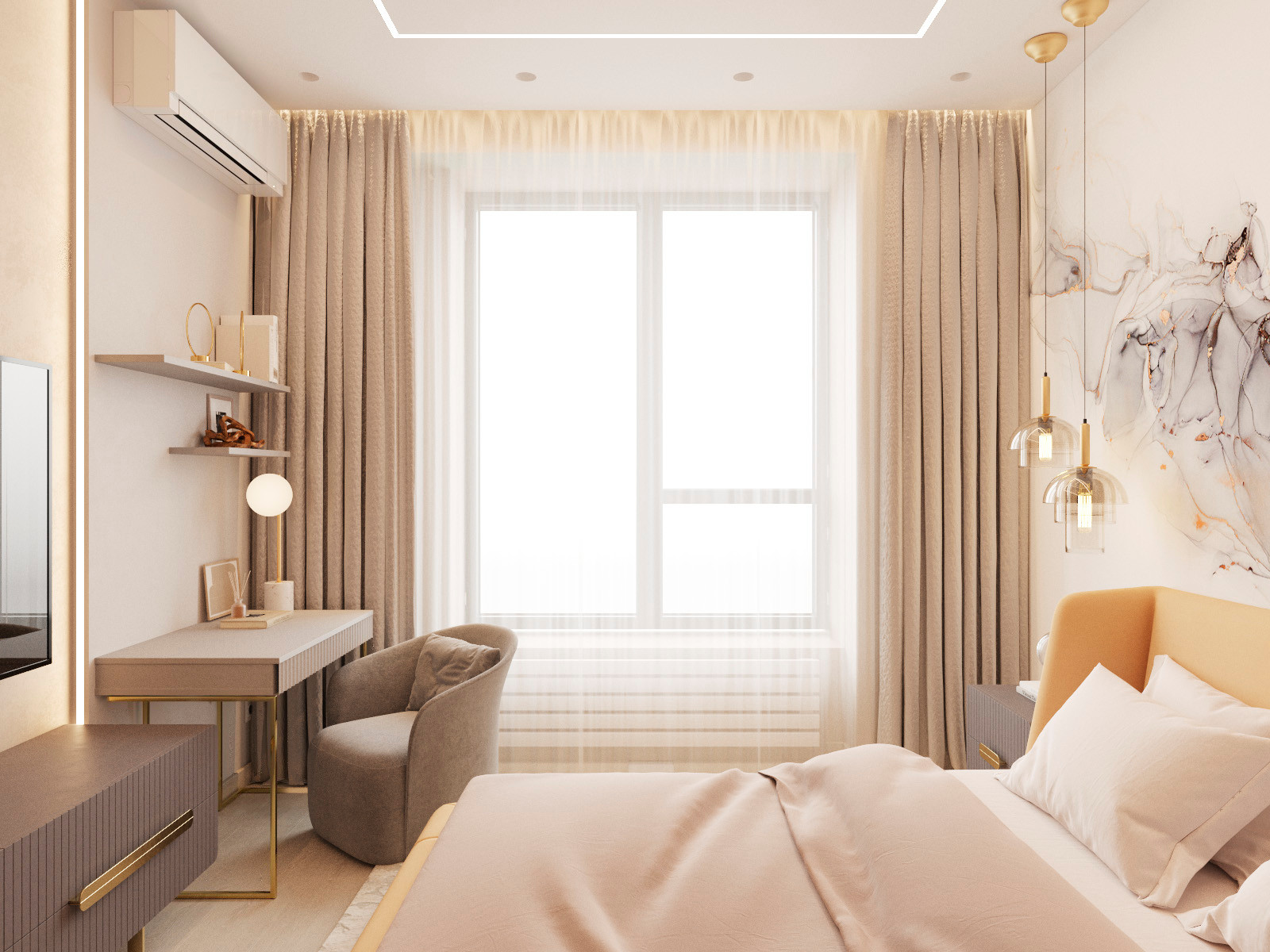 Дизайн интерьера квартиры 50 м.кв.