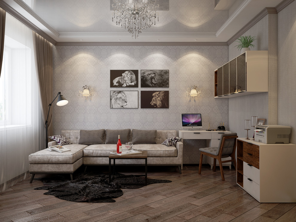 Дизайн проект двухкомнатной квартиры в ЖК "Панорама"