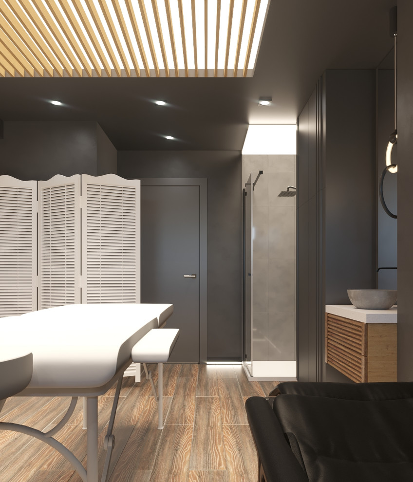 Дизайн проект салон массажа 100м