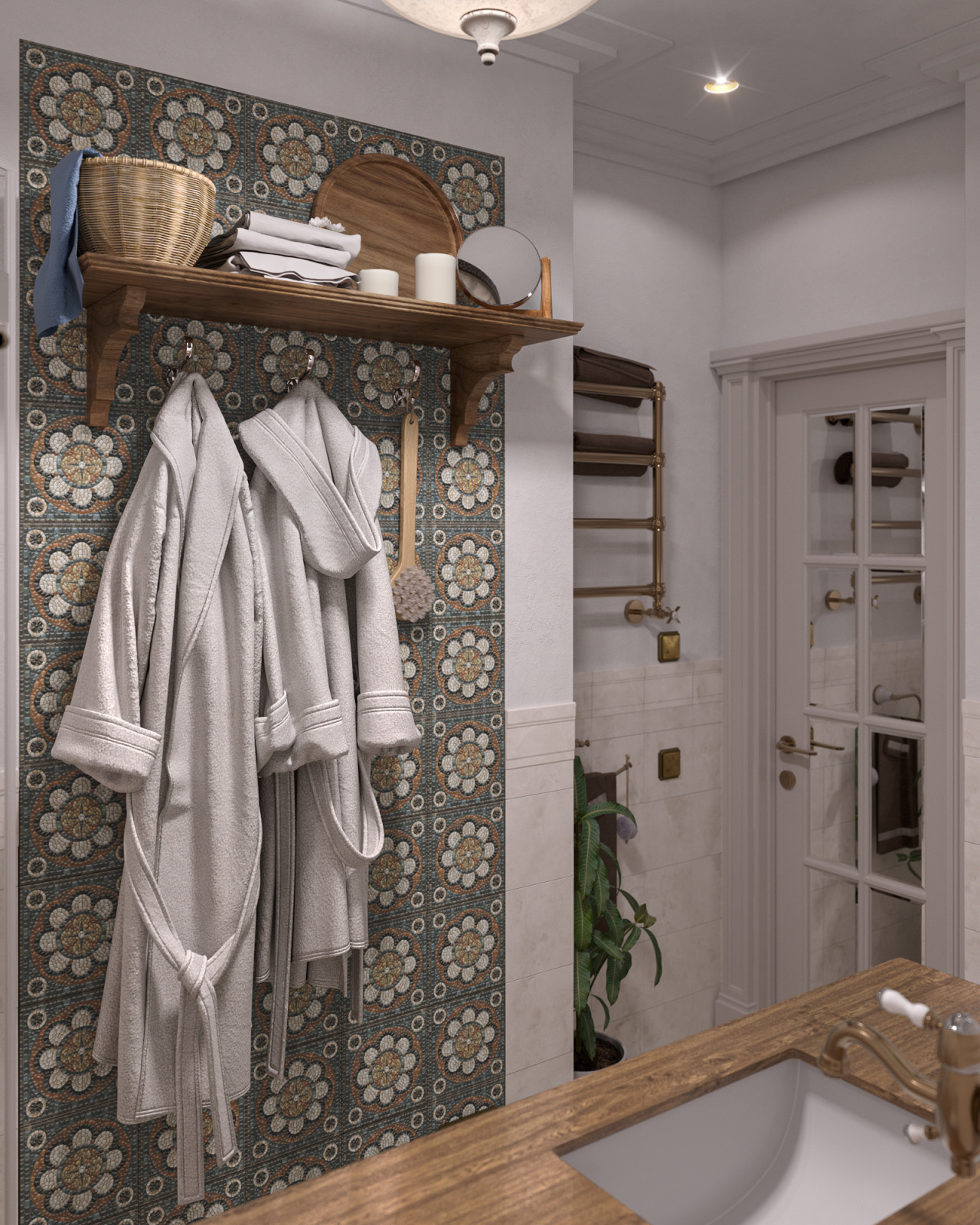 апартаменты на первой линии, с национальным характером