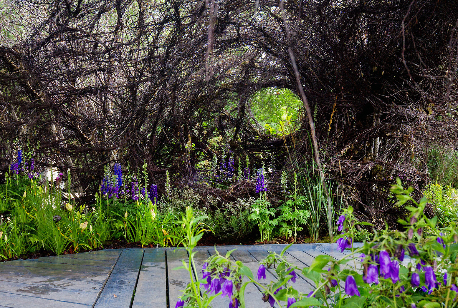 Проект недели: Сад «Декорации Метерлинка» на выставке в Москве