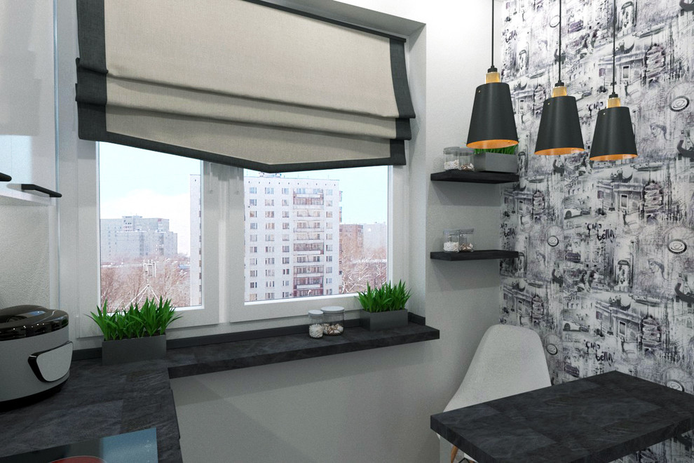 Обложка проекта: Маленькая кухня в современном стиле