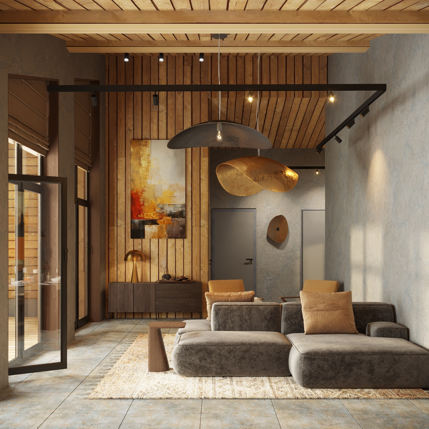 Деревянный дом в поселке Лаки парк