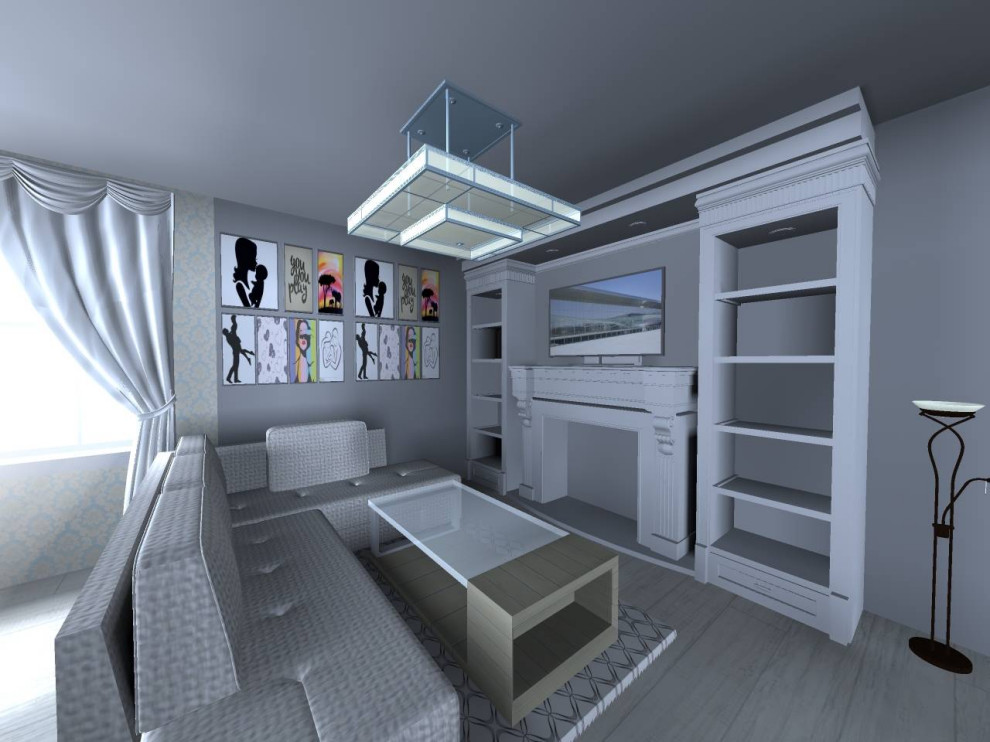 Частный дом (кухня, столовая, зона отдыха, гостевая)