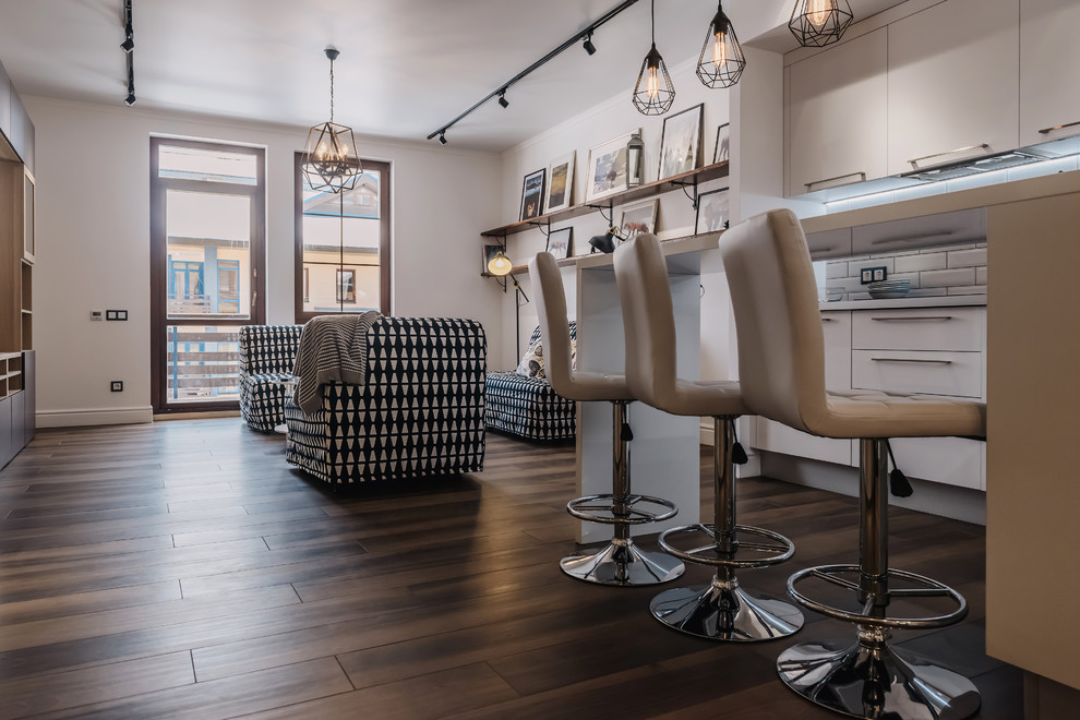 Квартира в Красной поляне №1 - общий вид гостиной