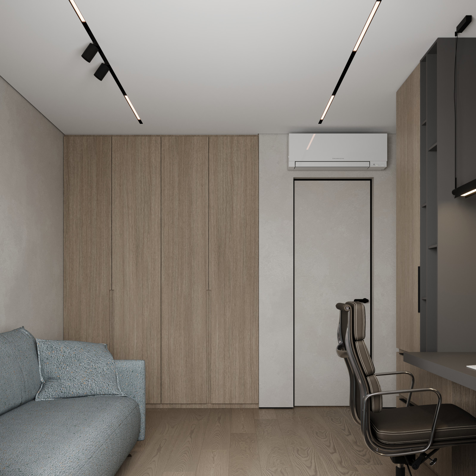 Интерьер квартиры с панорамными окнами