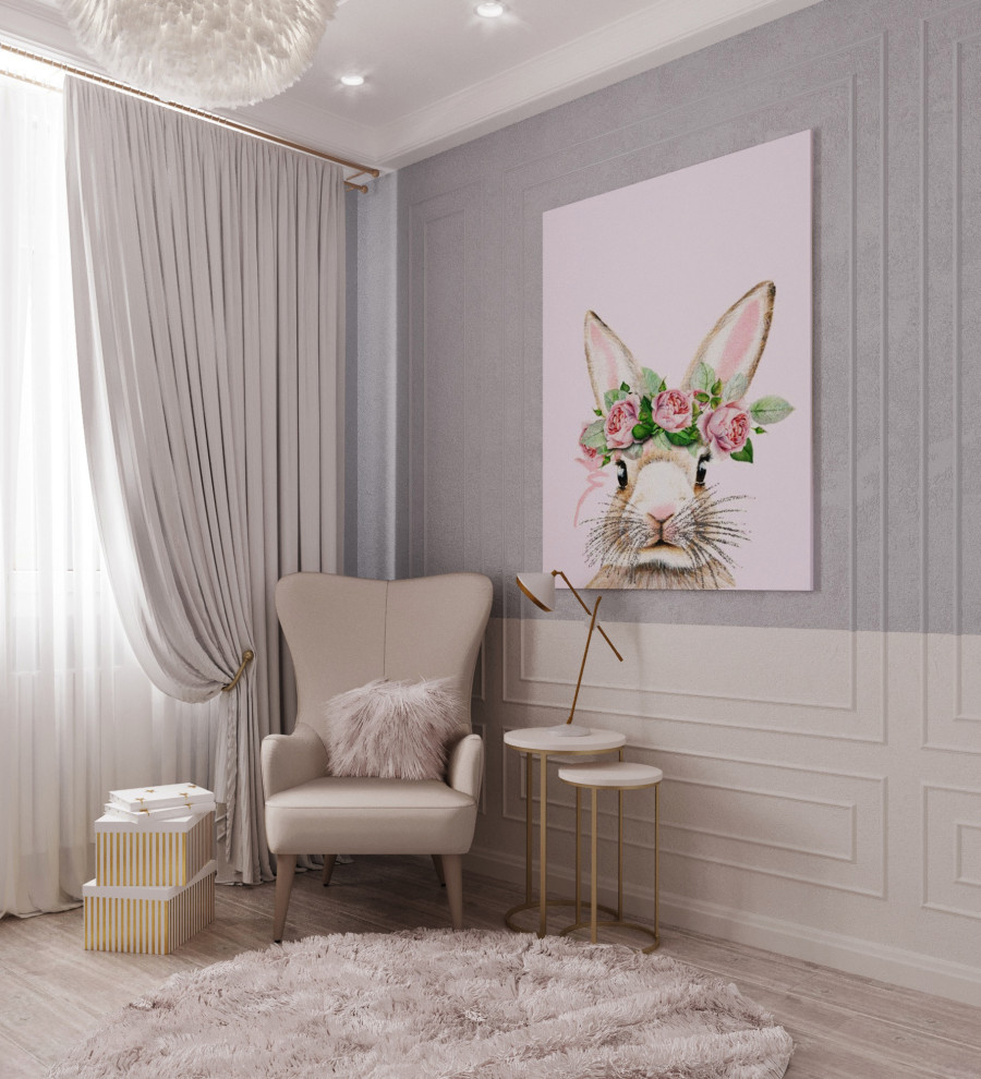 Визуализация детской спальни №1.