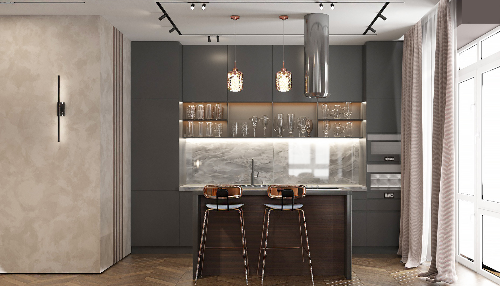 Дизайн-проект квартиры 90,7 м2