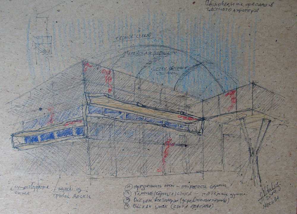 Размышление с карандашом - проекты общественных зданий