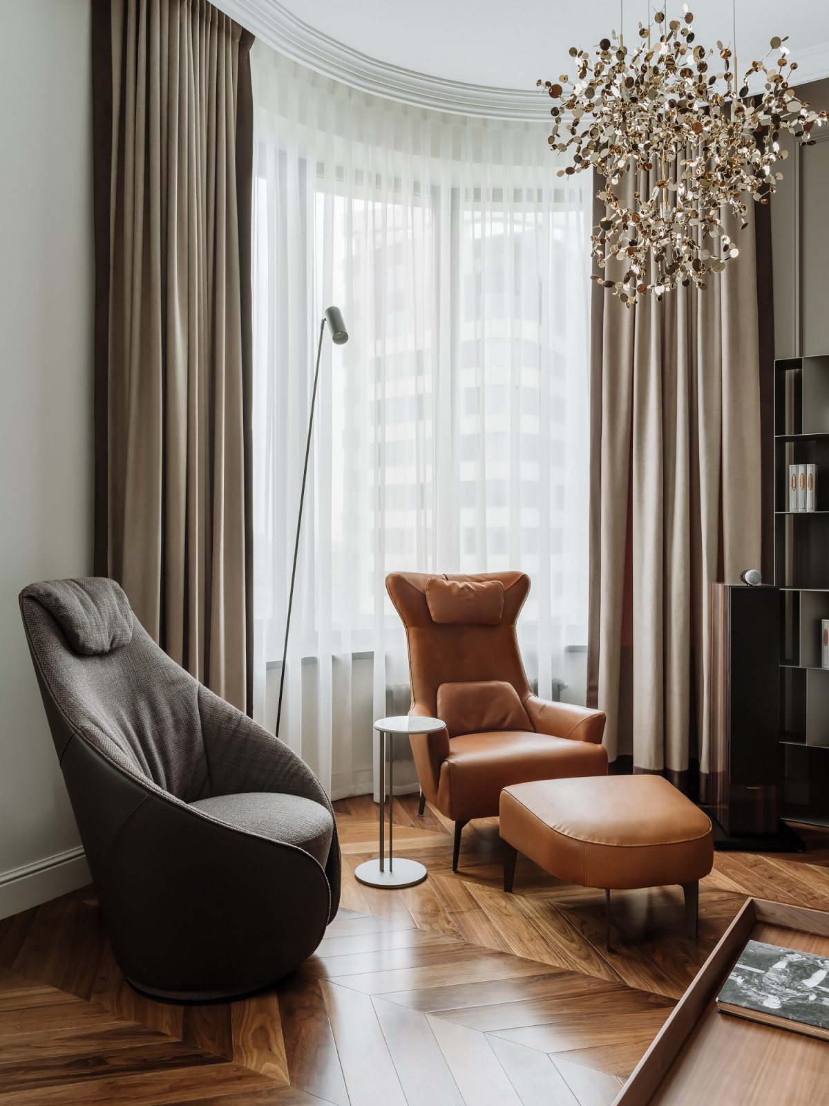 Houzz тур: Квартира 100 кв.м. с радиусной планировкой