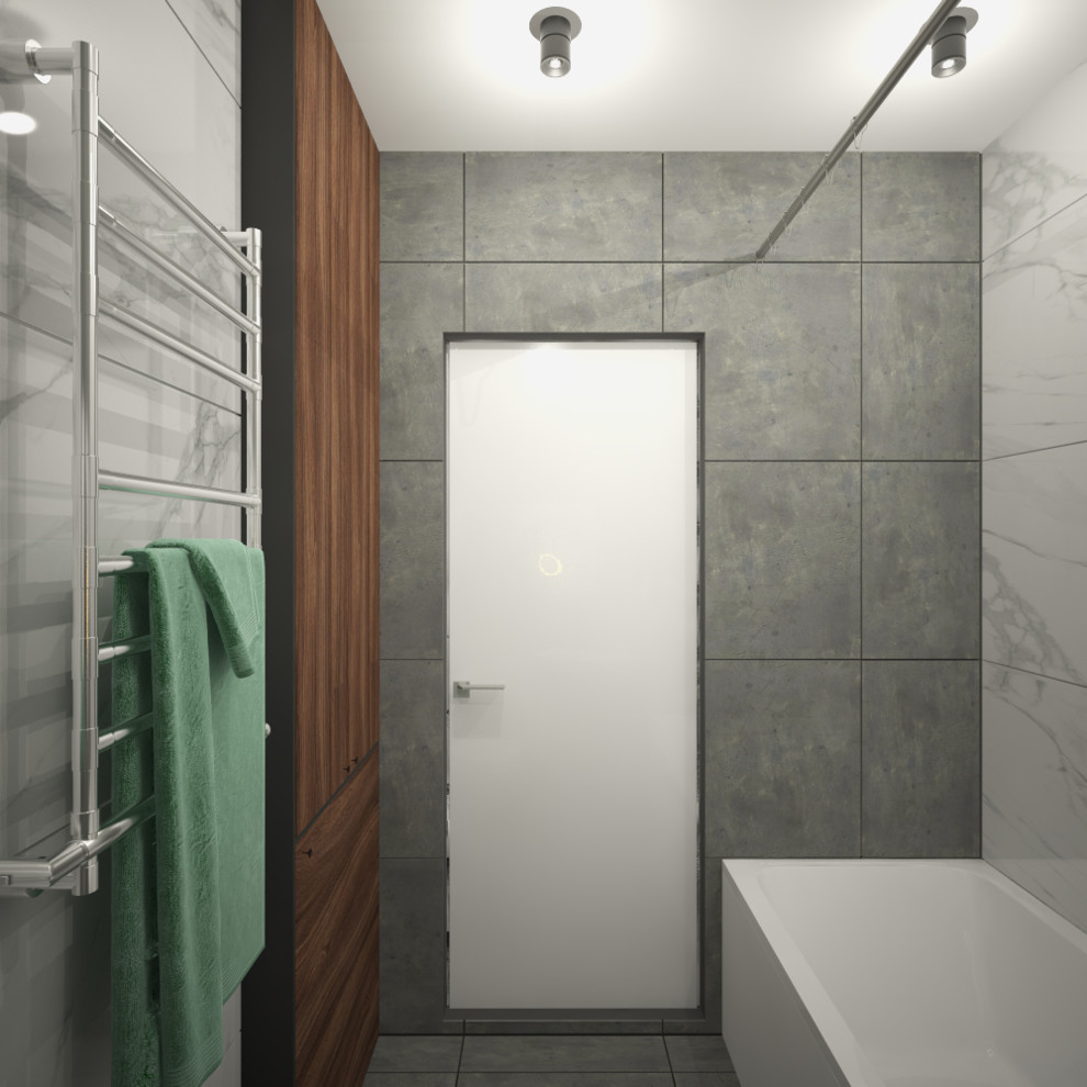 Ванная комната 2х комнатной квартиры, ЖК Стрижи