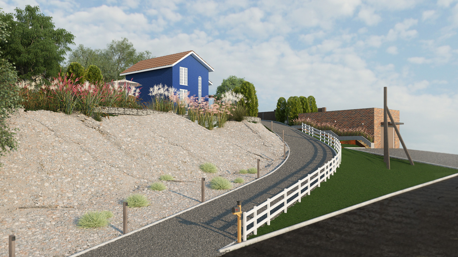 Ландшафтный проект, организация участка.