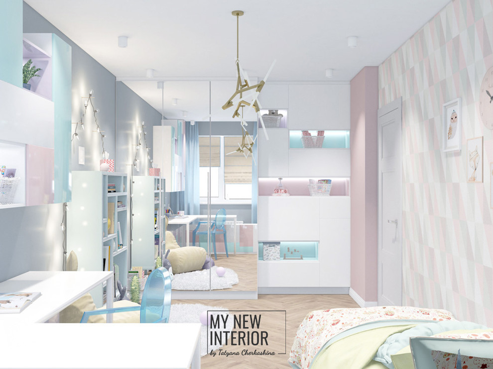 Обложка проекта: Дизайн детской комнаты двухкомнатной квартиры 60,3 кв.м.