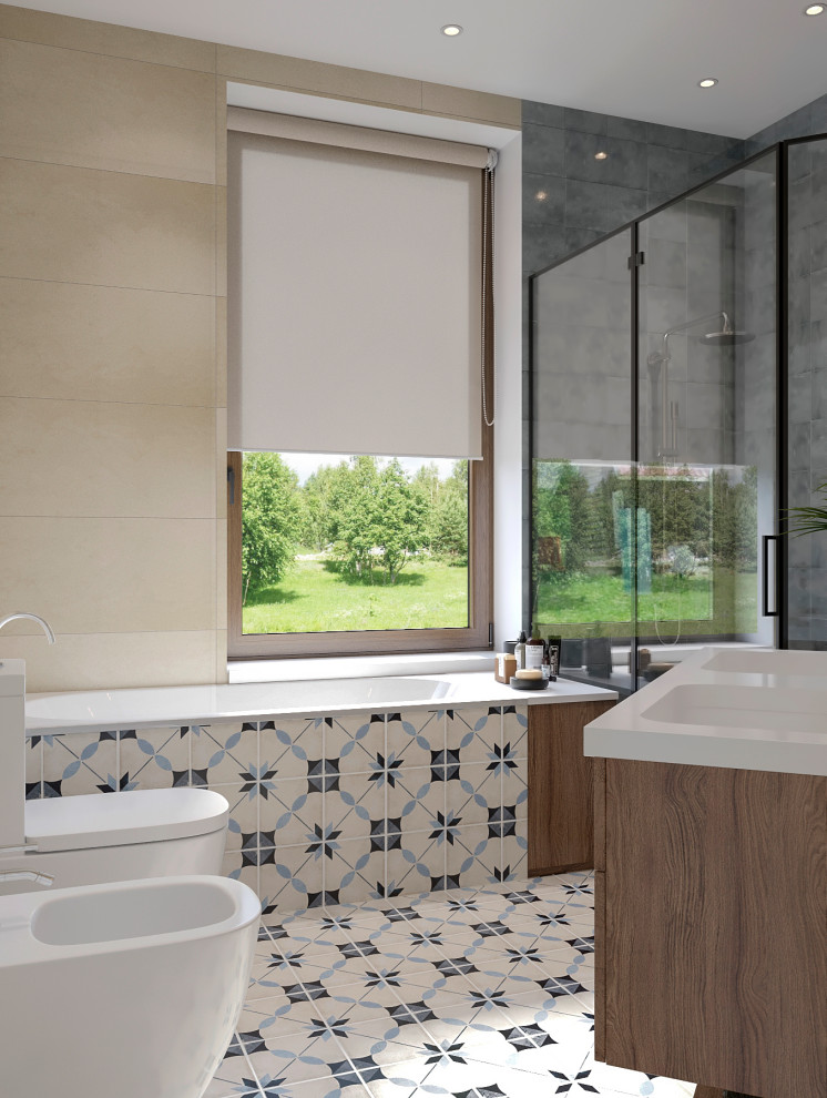 Мастер санузел на втором этаже