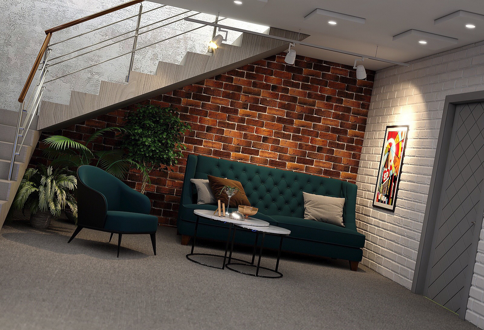 Обложка проекта: Ресепшн в гостинице г. Геленджик.