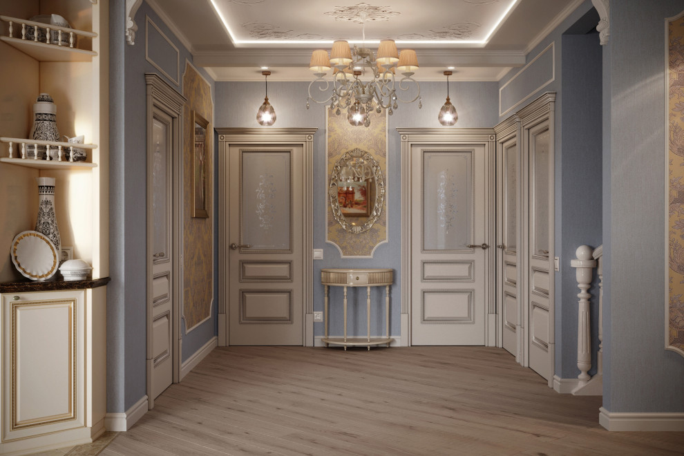 Дизайн кухни-гостиной в загородном доме. Всеволожск