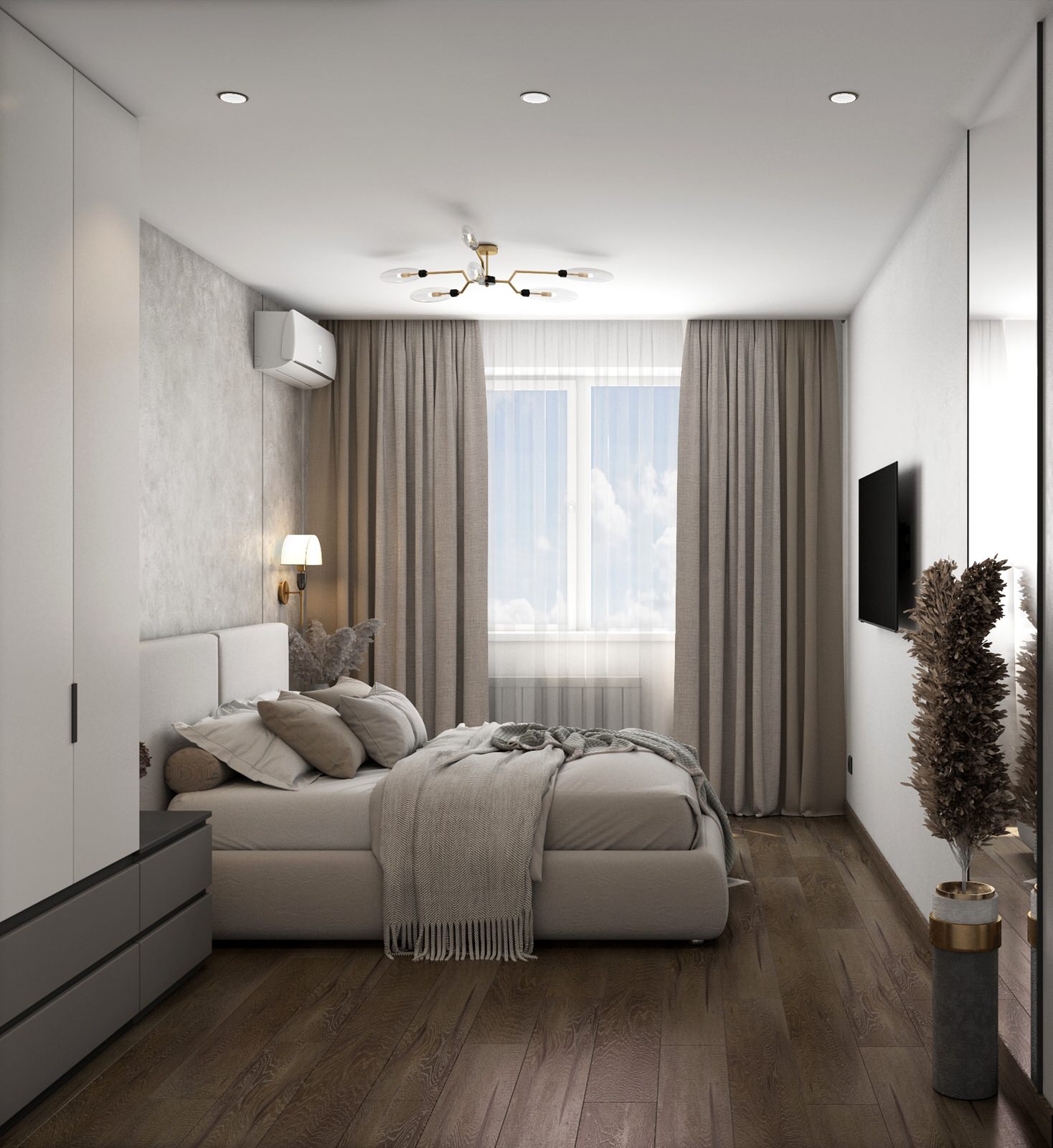 Трехкомнатная квартира с видом на лес