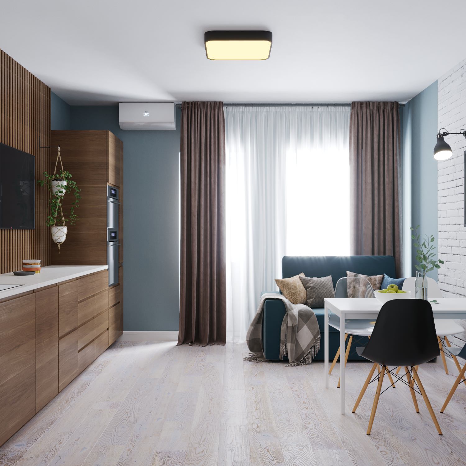 Проект двухкомнатной квартиры в Калининграде