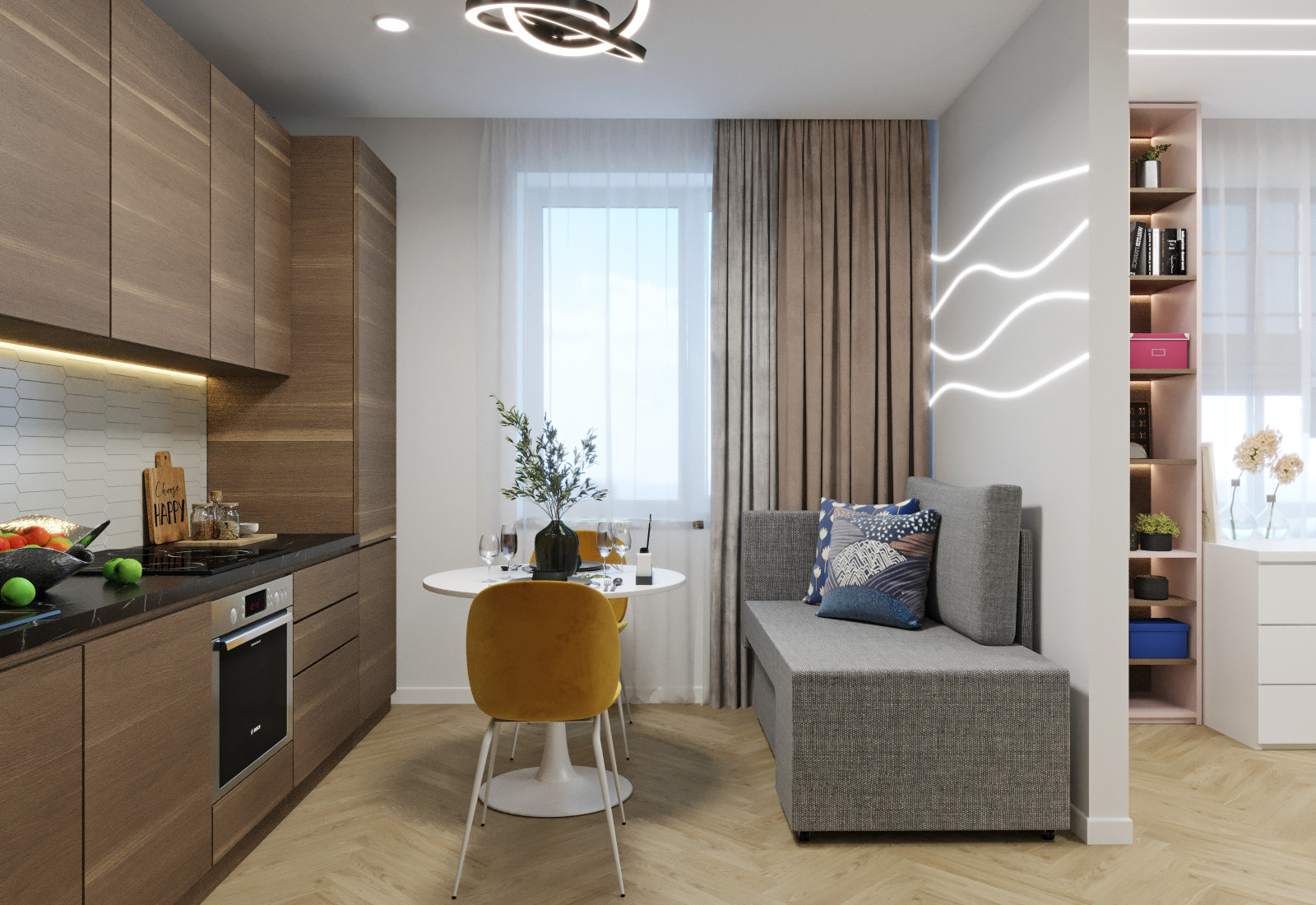 Интерьер для девушки-студентки