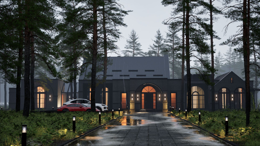 Обложка проекта: Загородный дом в стиле современный Голландский Модерн (Dutch modern house)