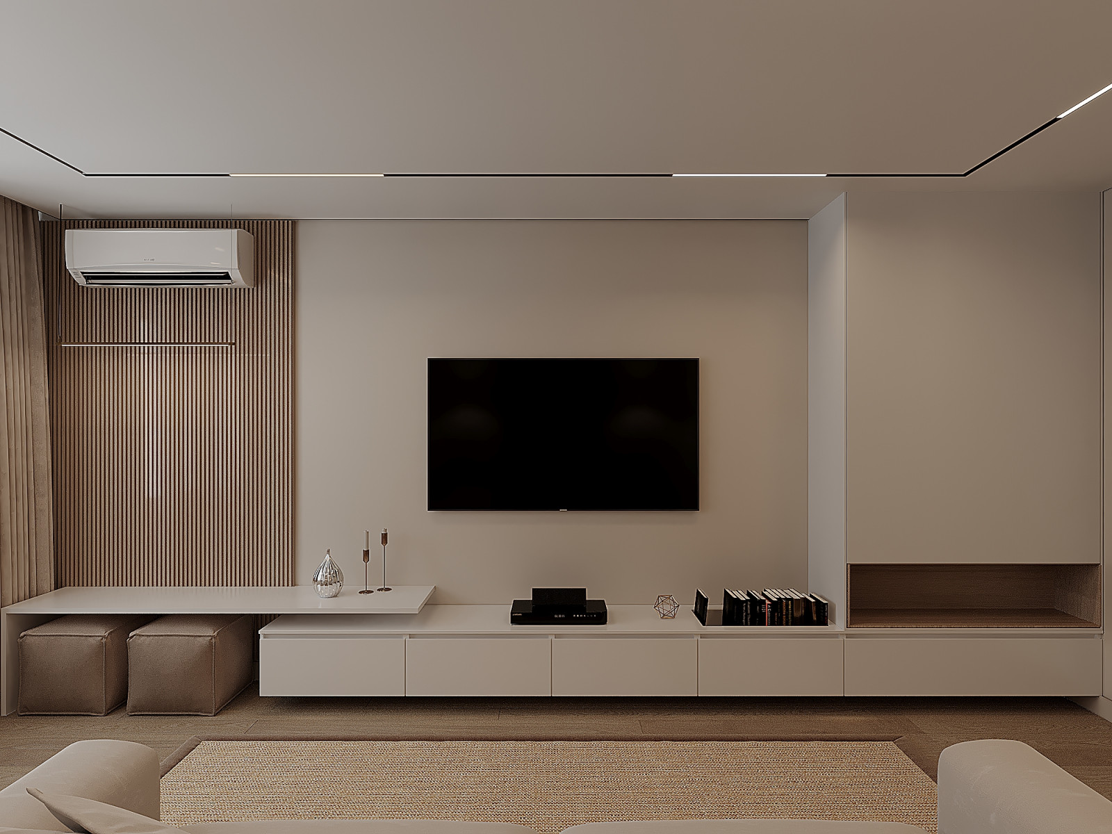 Дизайн интерьера 3-х комнатной  квартиры