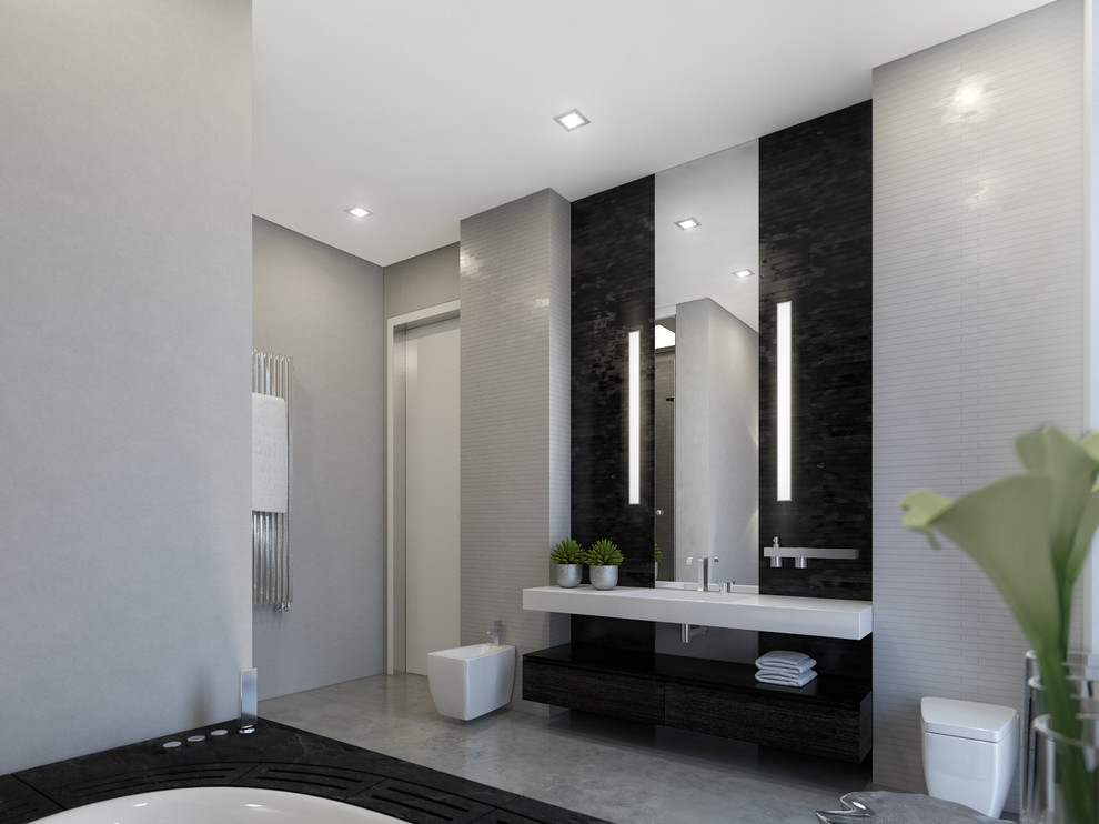 Апартаменты в Нью-Йорке, гостевая ванная