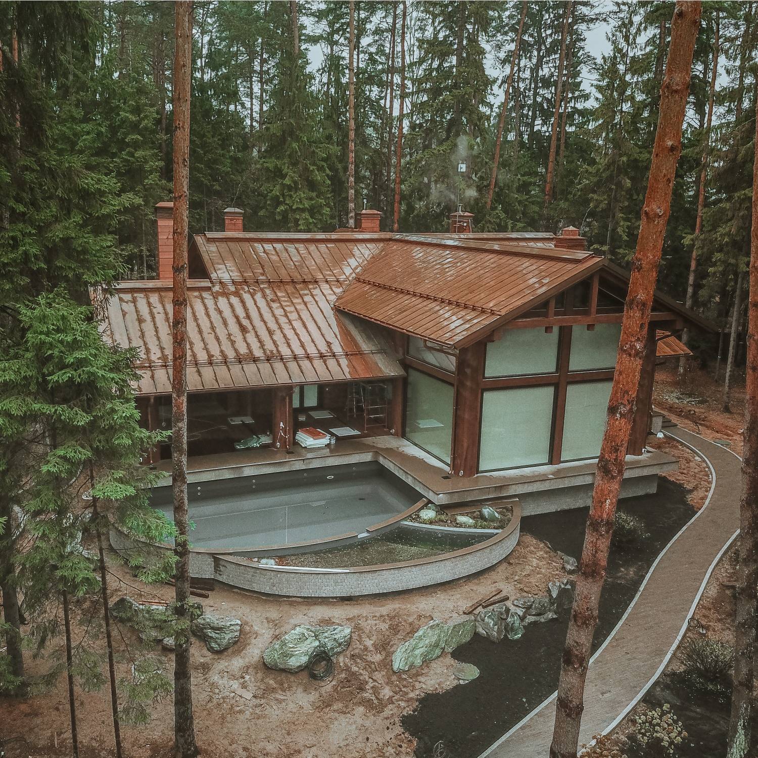 Сиговец. Большая баня в лесу