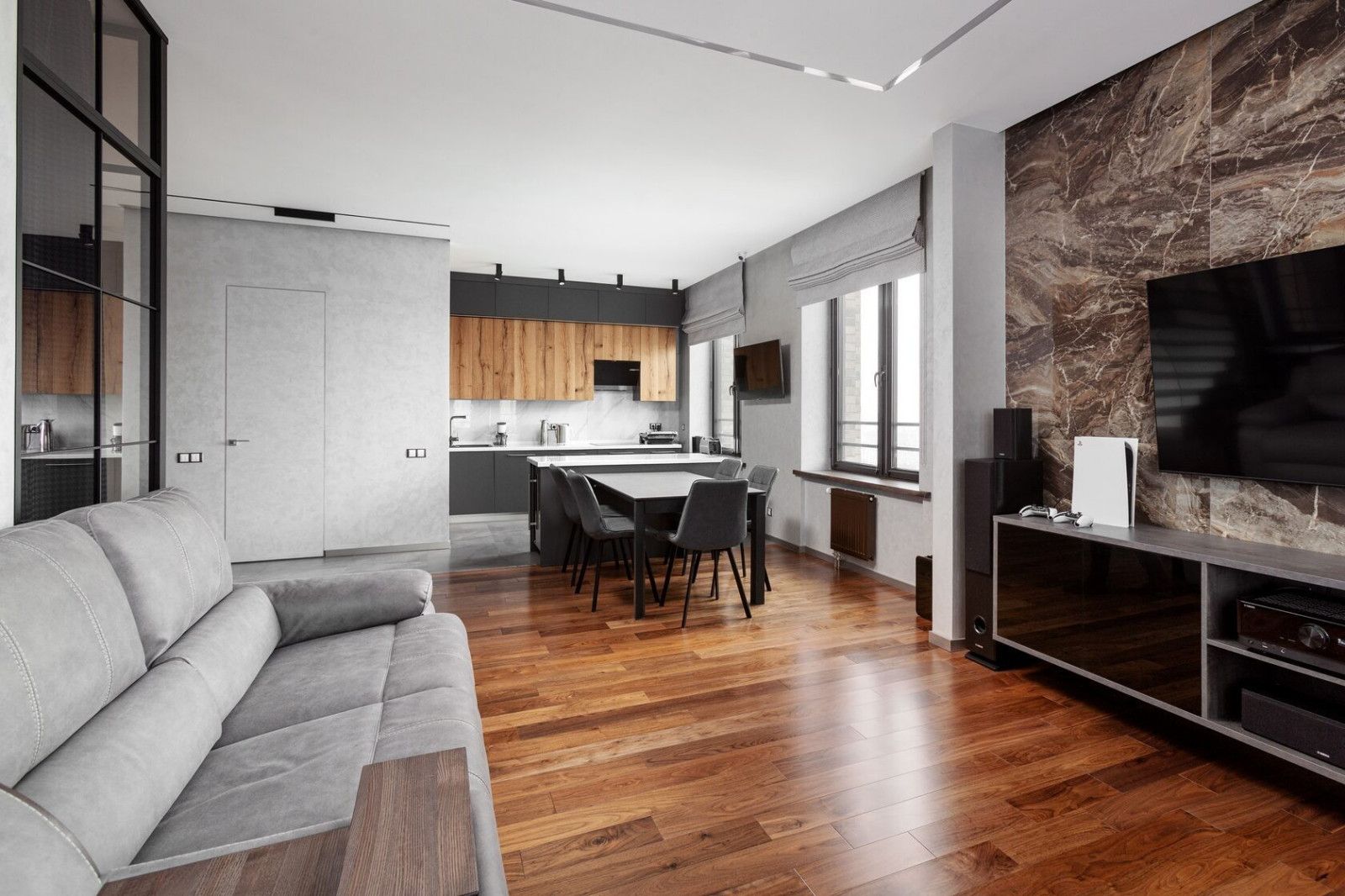 Ремонт кухни-гостиной