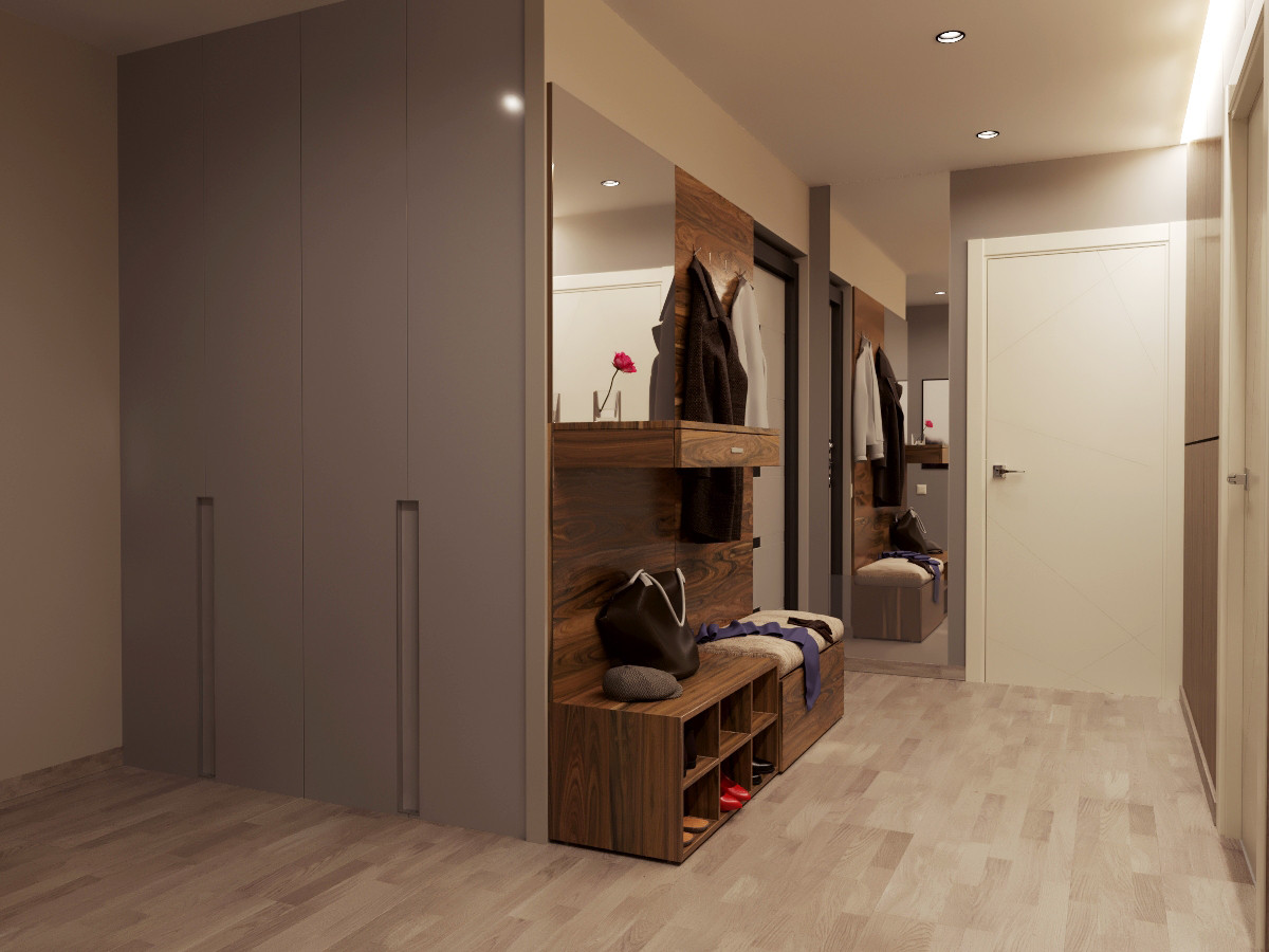 Дизайн проект двухкомнатной квартиры 72 кв.м