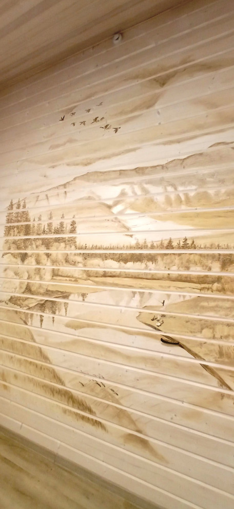 Роспись своей стены вместе с художником